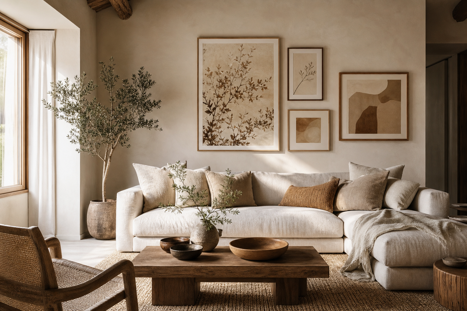 How to Style a Beige Poster Without Going Bland