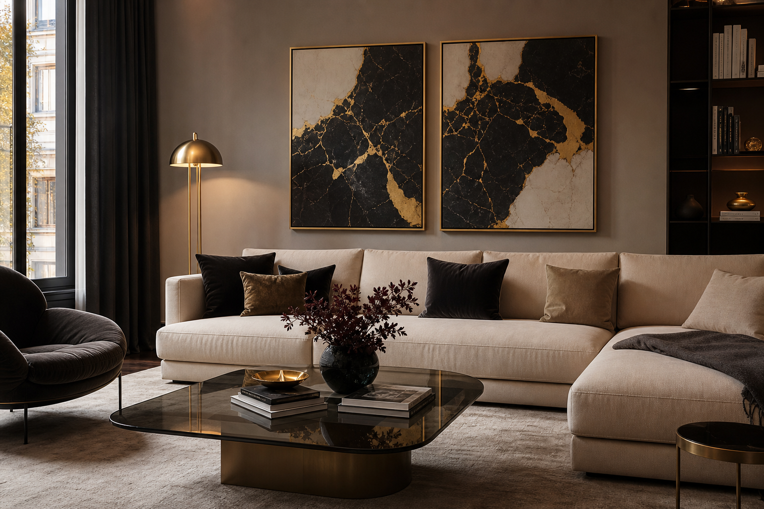 How to Style Black Marble With Gold Veins