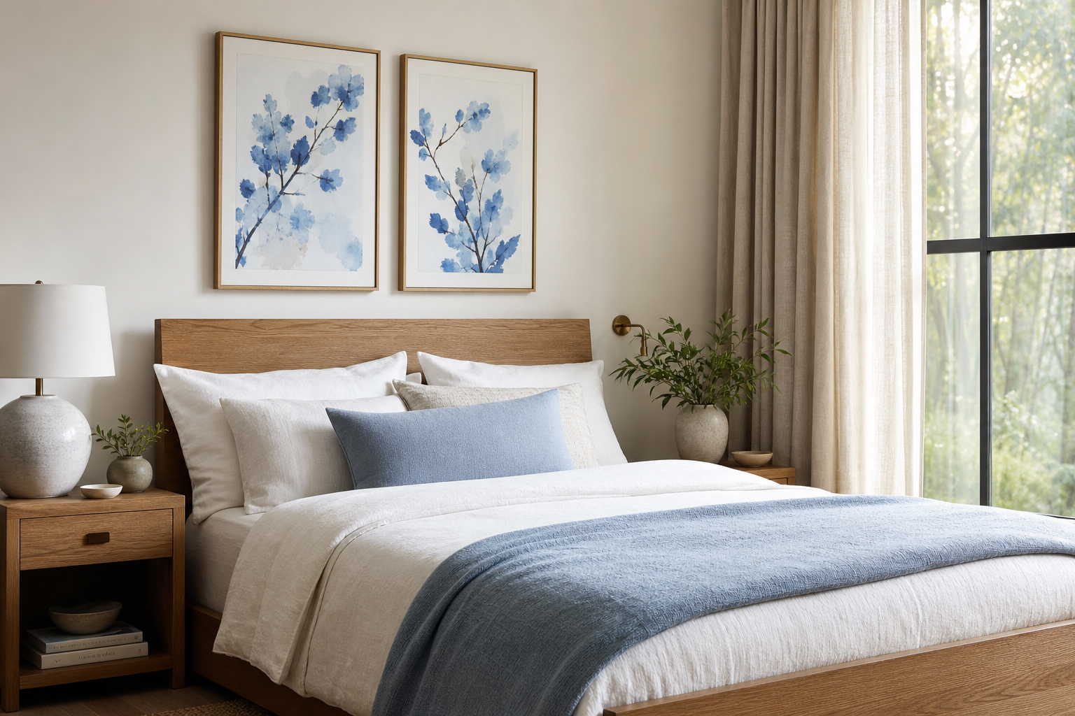 How to Style a Blossom in Blue Poster Print