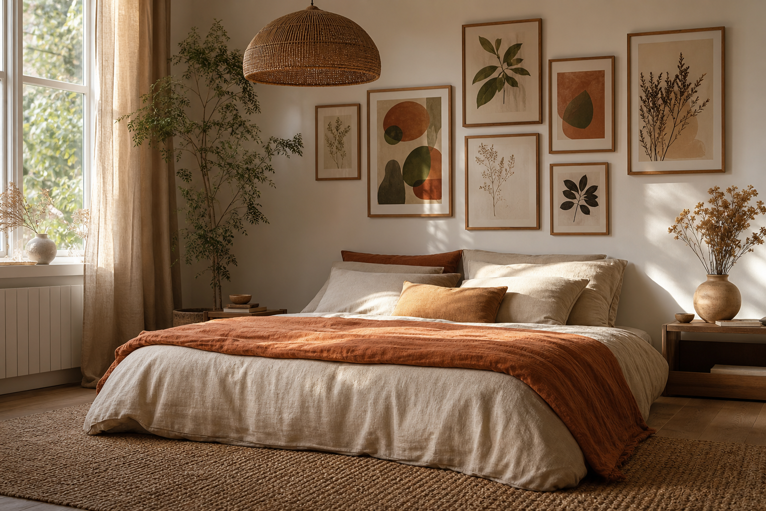 How to Style a Boho Poster Wall That Feels Effortless