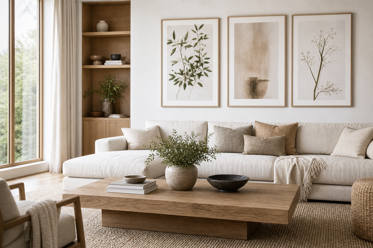 Styling Coastal Villa II in a Calm, Modern Home