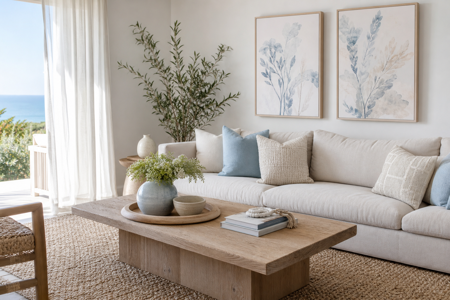 How to Style a Coastal Village Poster Print at Home