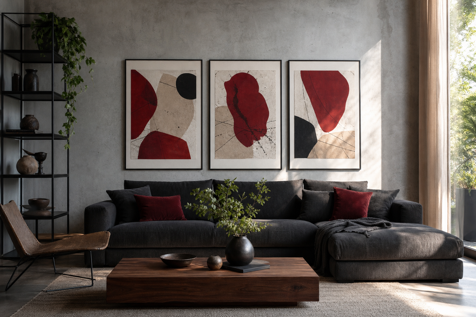 Crimson I Poster Print: A Bold Accent for Modern Walls