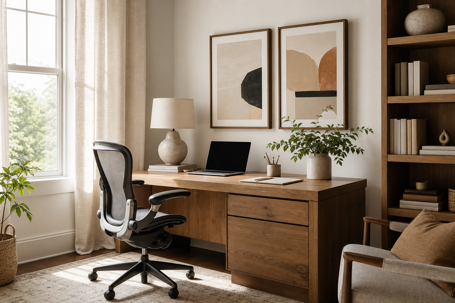 Home Office Art That Boosts Productivity
