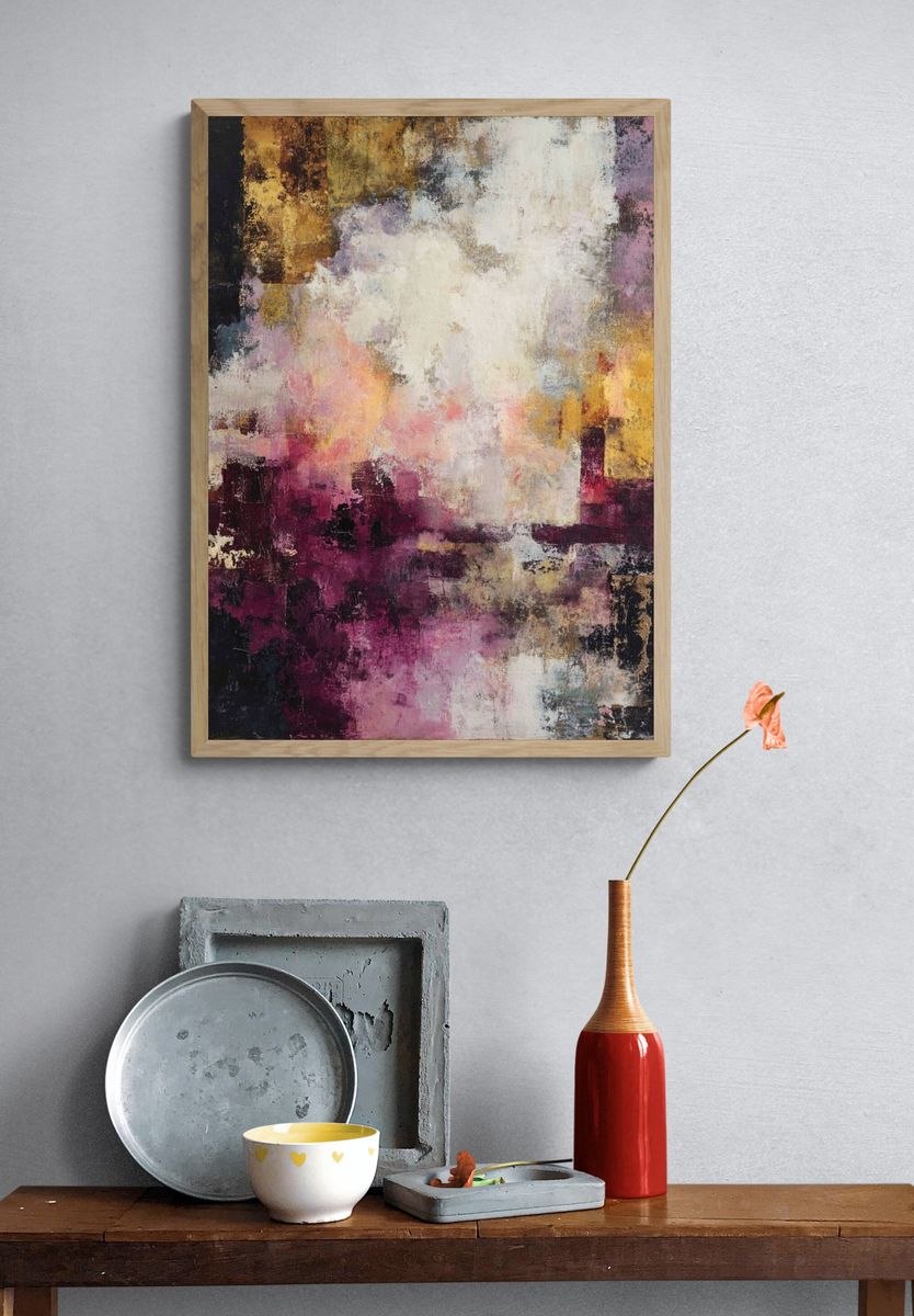 Abstract Colorful Composition Poster. — room view 3