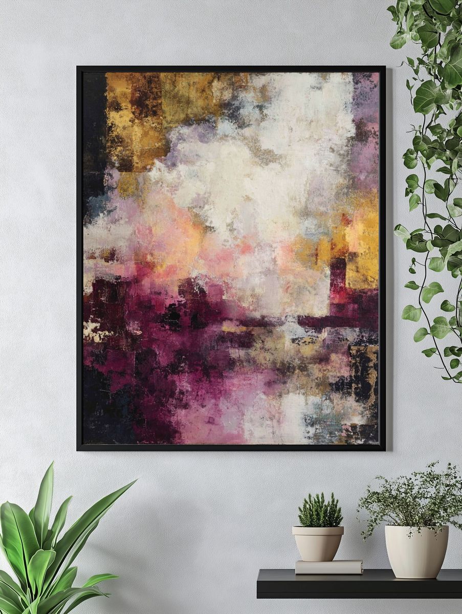 Abstract Colorful Composition Poster. — room view 4