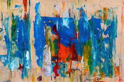 Abstract Colorful Expressionism Poster. poster print