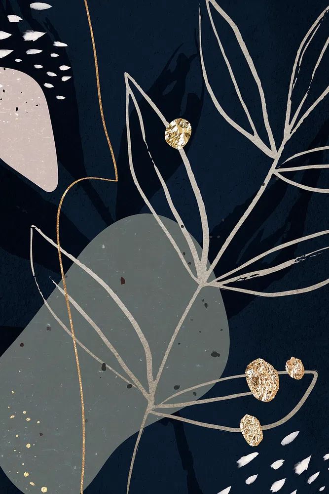 Abstract Botanical Art Print. poster detail