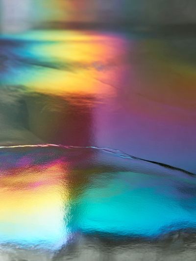 Iridescent Reflection — Abstract Print. poster