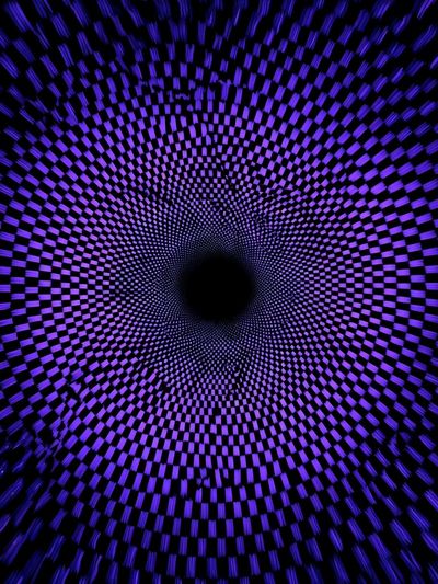 Purple Vortex Optical Illusion Poster.