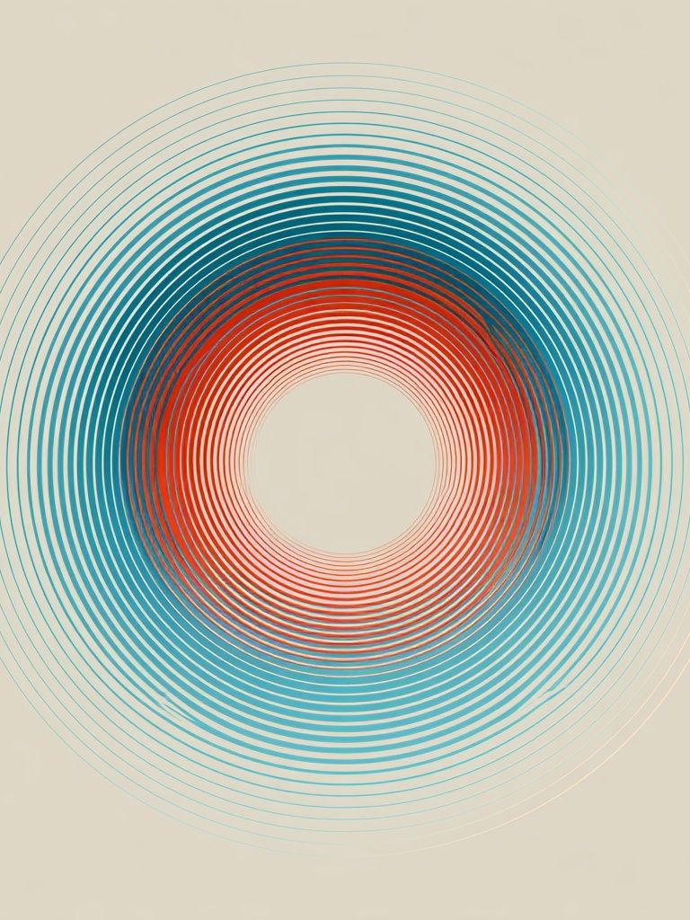 Concentric Orbit Abstract Poster. poster detail