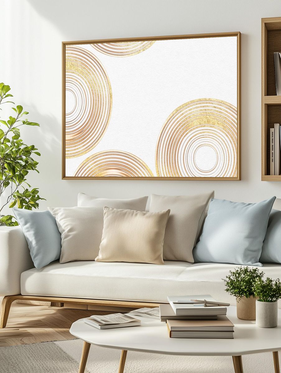 Luxury gold textured background white. — room view 2