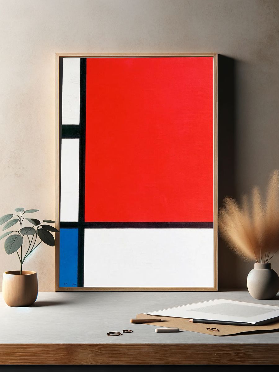 Piet Mondrian 's Composition Red. — room view 2