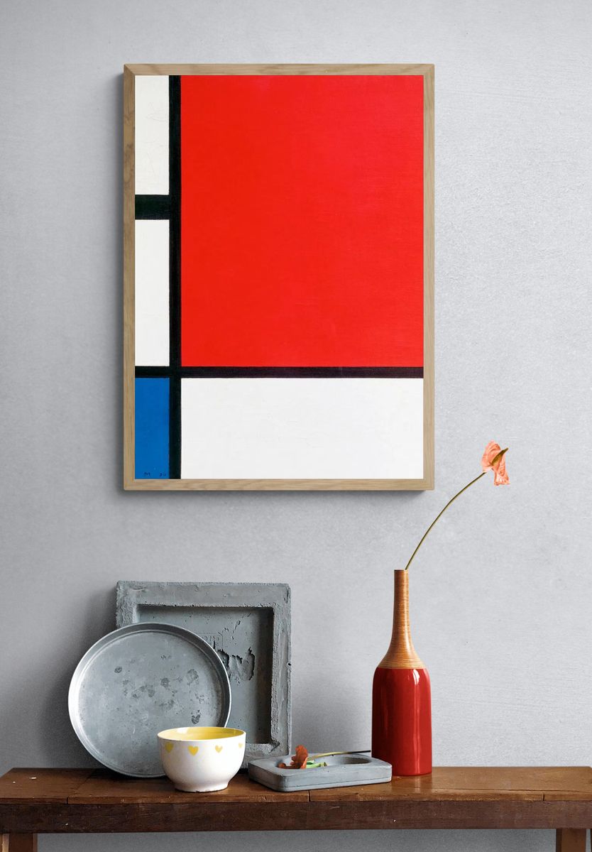 Piet Mondrian 's Composition Red. — room view 3