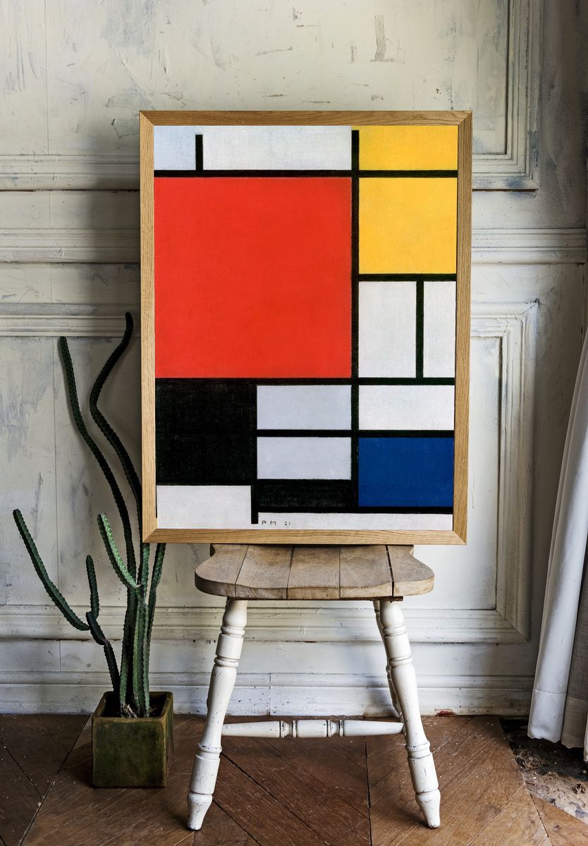 Piet Mondrian 's Composition Red. — room view 1