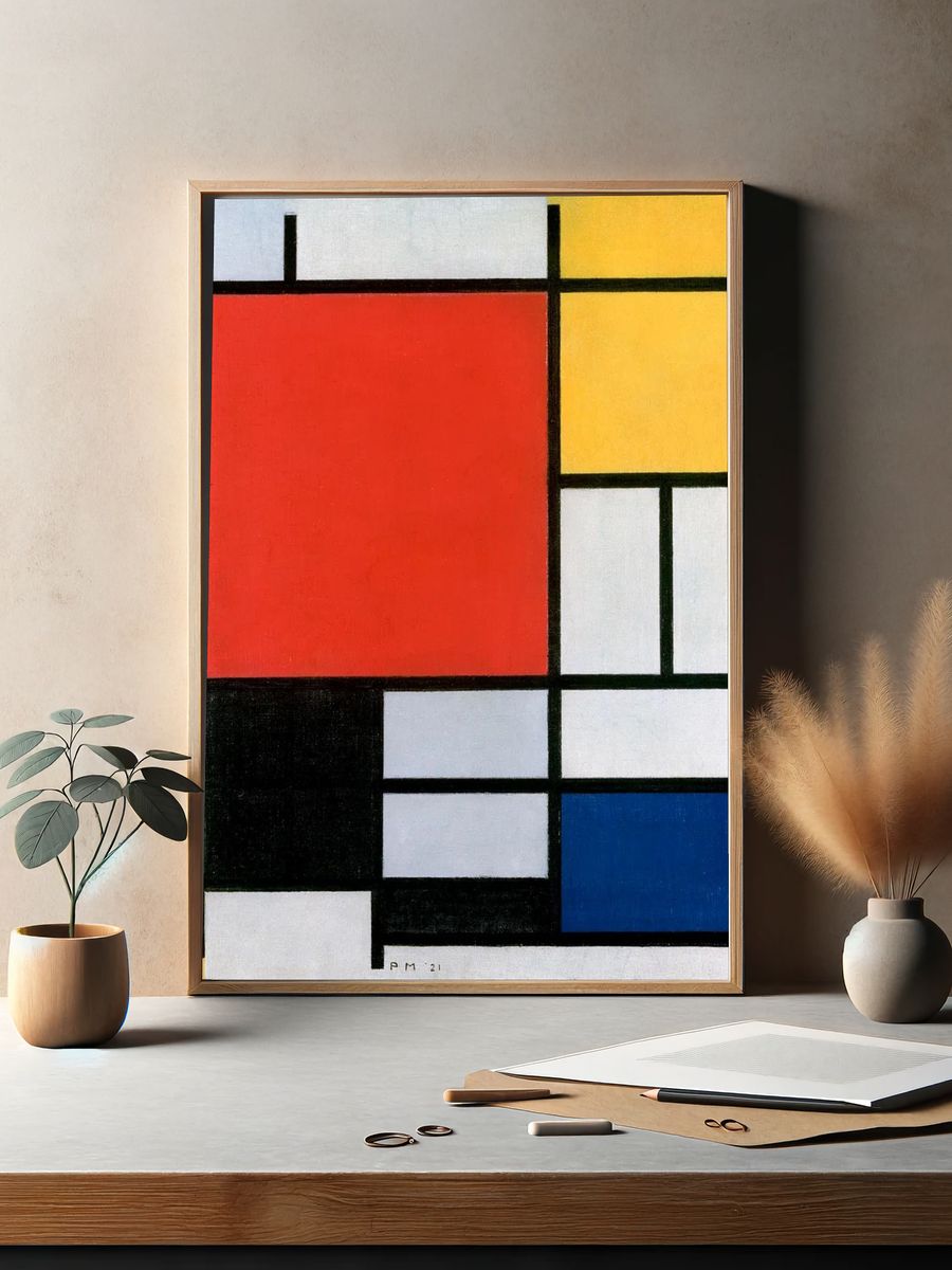 Piet Mondrian 's Composition Red. — room view 2