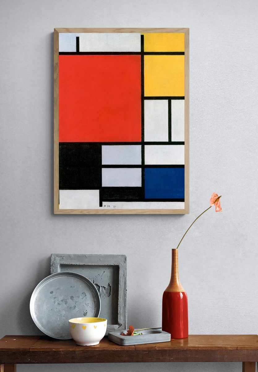 Piet Mondrian 's Composition Red. — room view 3