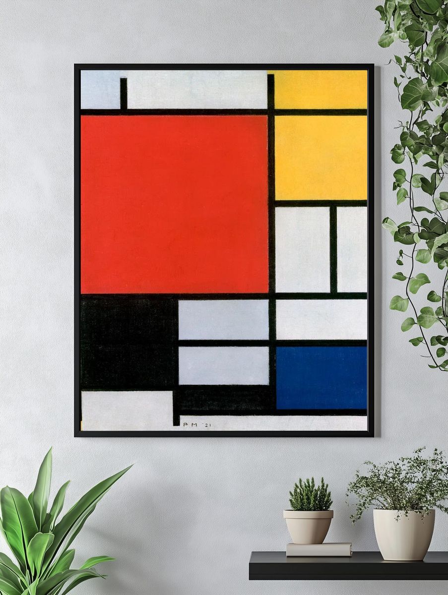 Piet Mondrian 's Composition Red. — room view 4