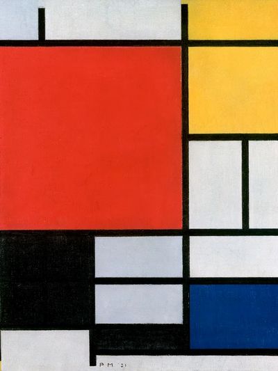 Piet Mondrian 's Composition Red