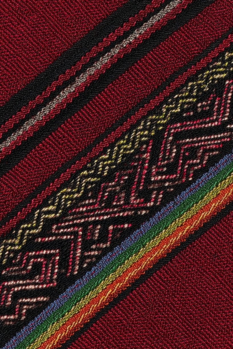 Andean Textile Pattern Print. poster — abstract art