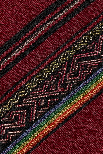 Andean Textile Pattern Print.