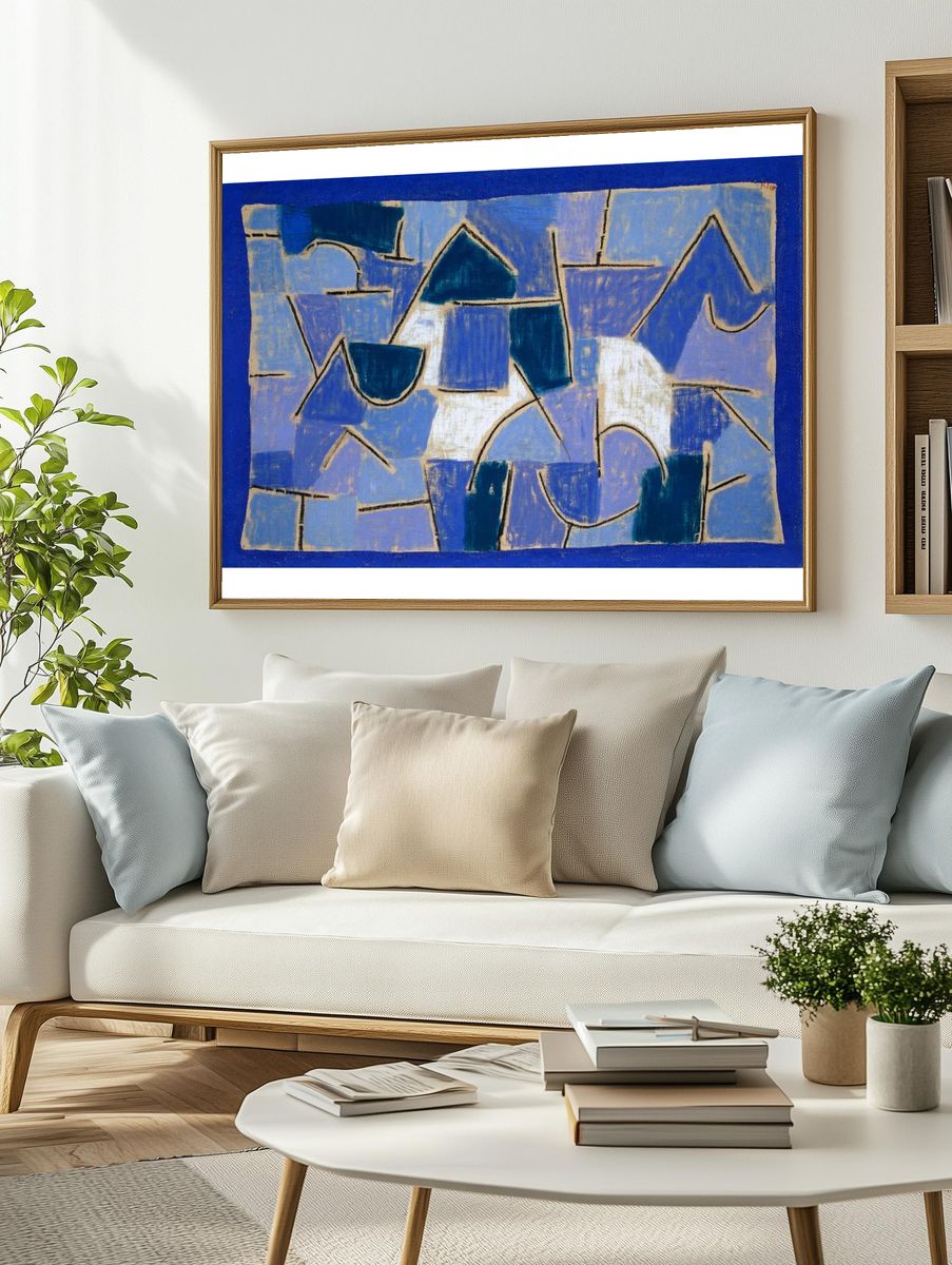 Blue night (1937) painting high. — room view 2