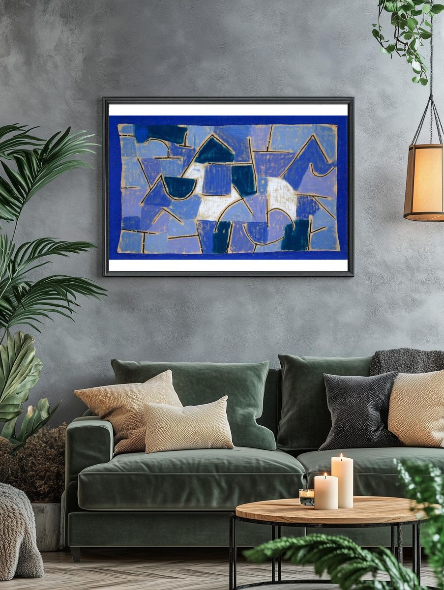 Blue night (1937) painting high. — room view 4