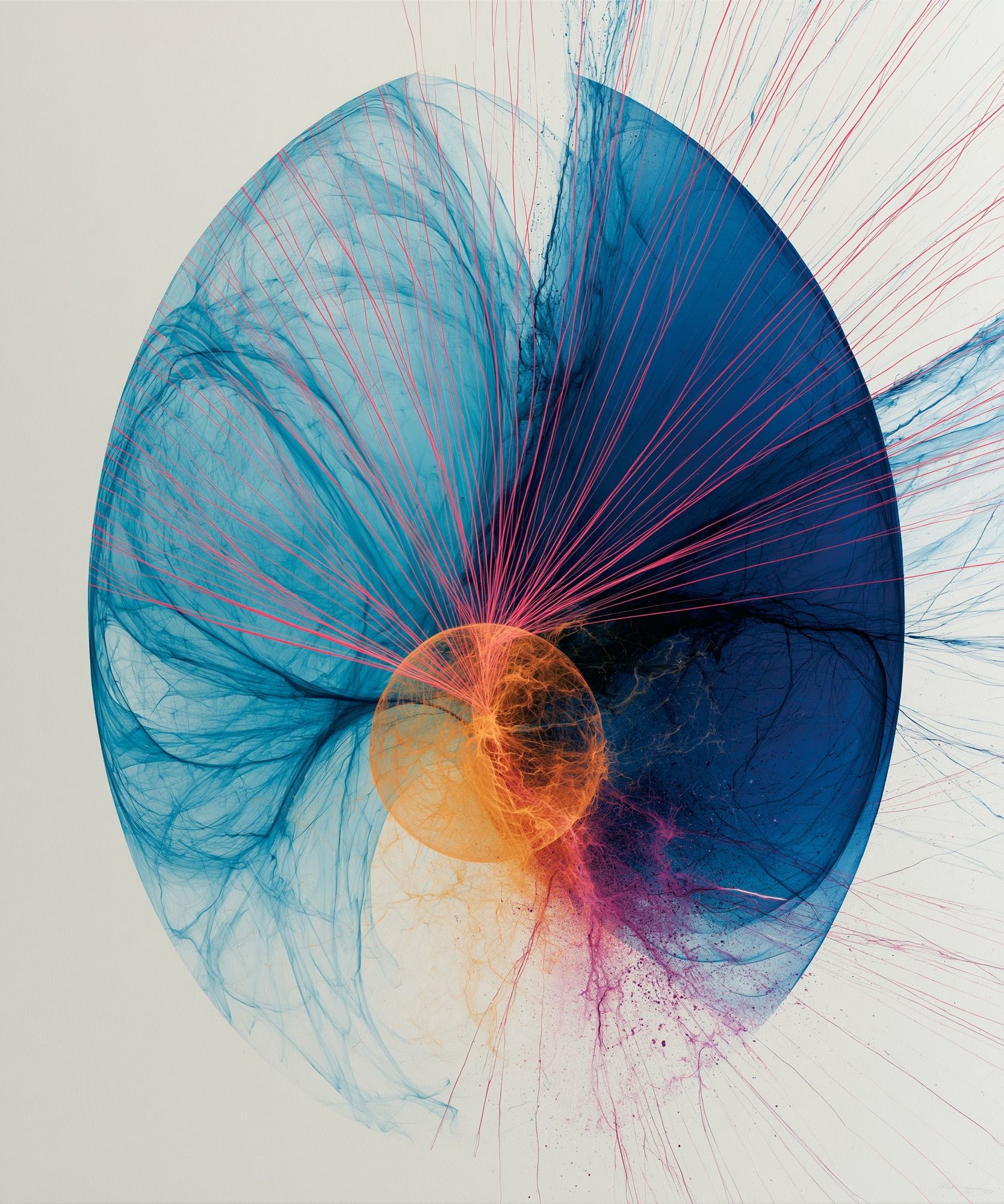 Chromatic Orb Abstract Poster. poster detail