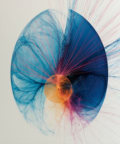 Chromatic Orb Abstract Poster.