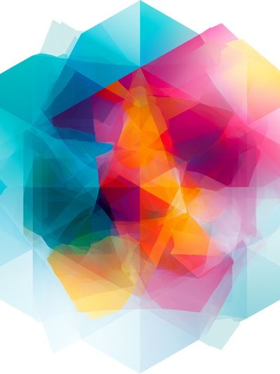 Color Prism Abstract Poster.