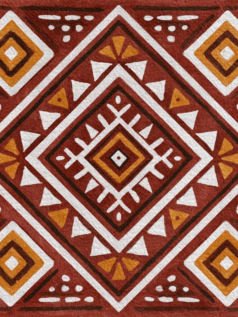 Geometric Tribal Pattern Poster. poster detail