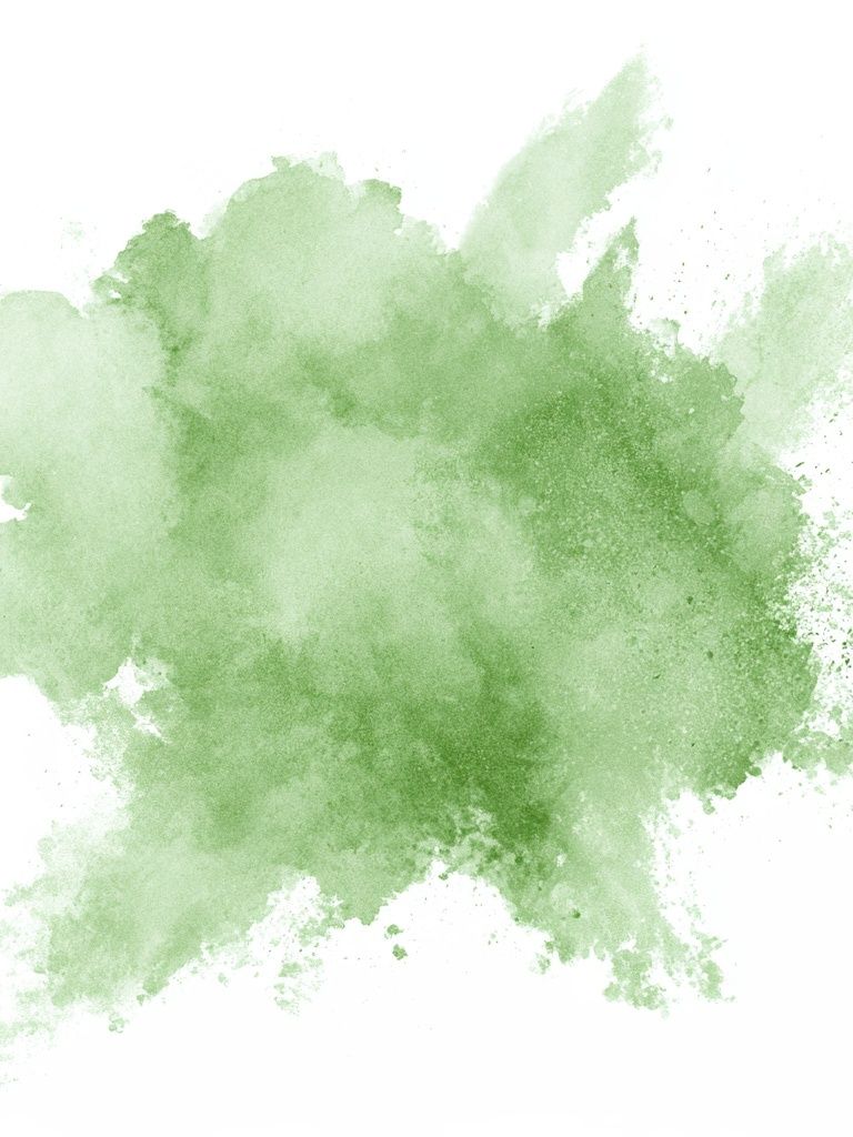 Green Watercolor Splash Poster. poster detail