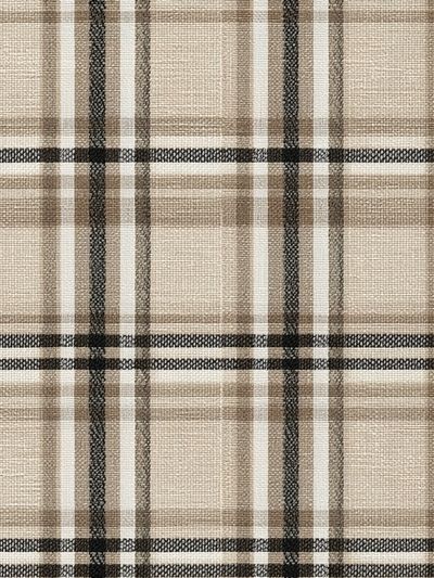 Beige Plaid Texture Print. poster
