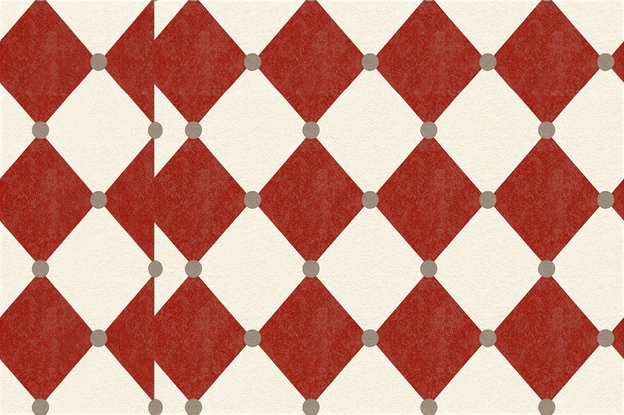 Red Diamond Pattern Poster. poster — abstract art