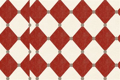 Red Diamond Pattern Poster.