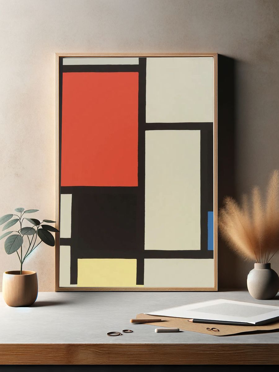 Composition (1921) print high resolution. — room view 2