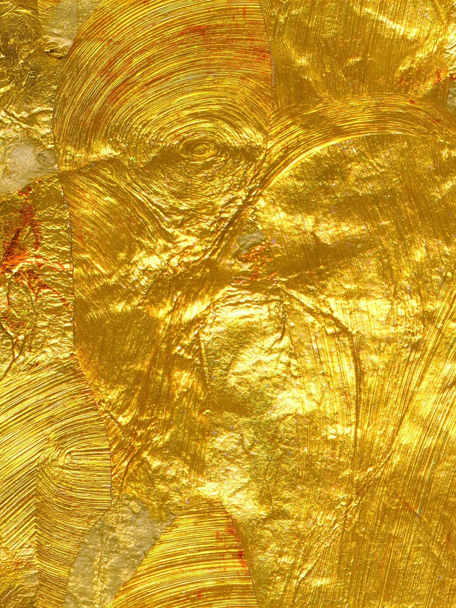 Golden Texture Abstract Poster. poster — abstract art