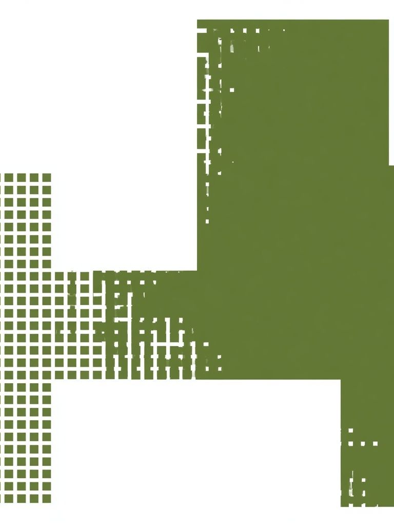 Olive Grid Abstract Poster. poster detail