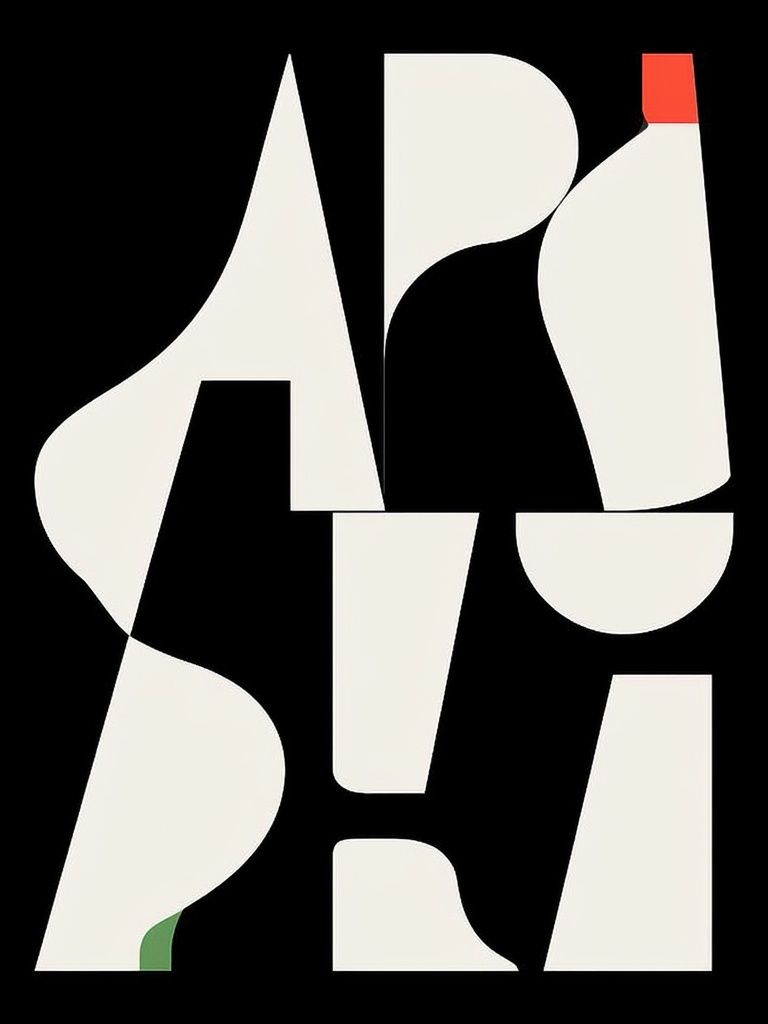 Abstract Geometric Shapes Poster. poster detail