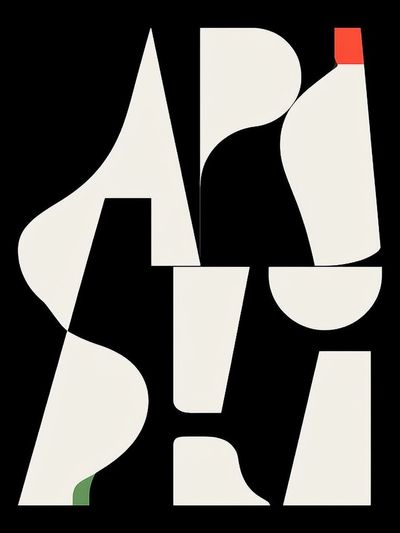 Abstract Geometric Shapes Poster.