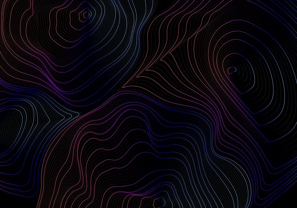 Blue pink abstract map contour. poster detail