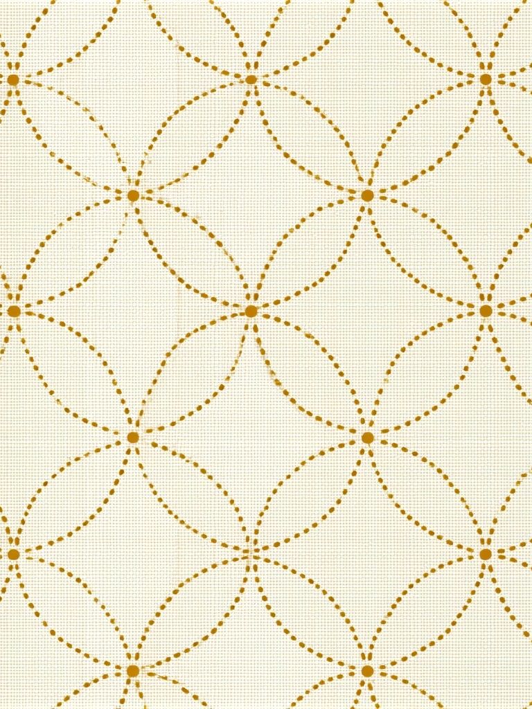 Golden Dotted Geometric Pattern Poster. poster detail
