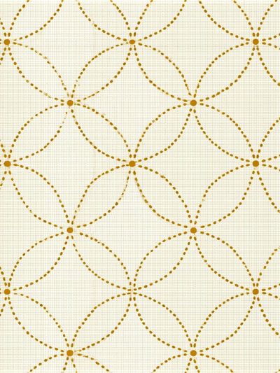 Golden Dotted Geometric Pattern Poster. poster