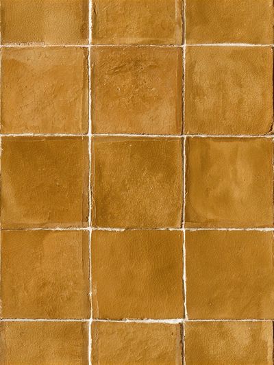 Golden Tile Grid Abstract Poster.