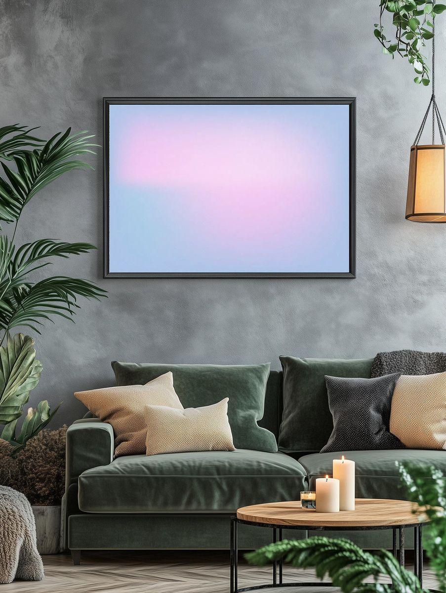 Blur gradient abstract pastel background. — room view 4