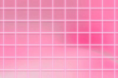 Neon pink grid patterned background. poster