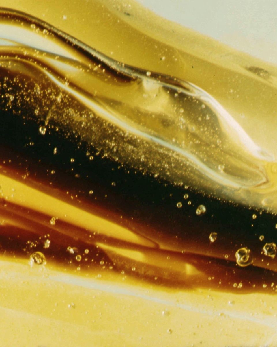 Golden Liquid Abstract Poster. poster detail