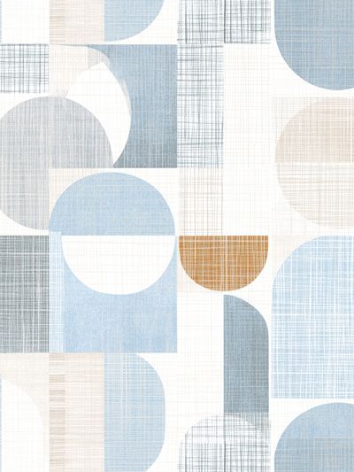 Pastel Geometric Grid Poster. poster