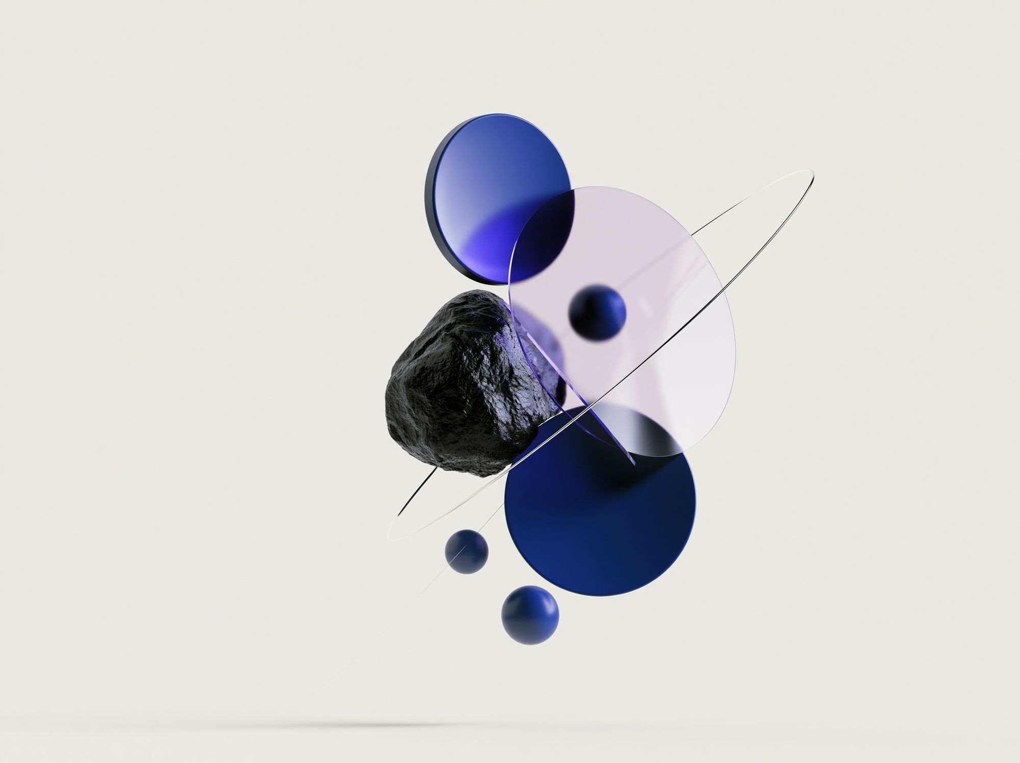 Orbital Geometry Abstract Poster. poster detail