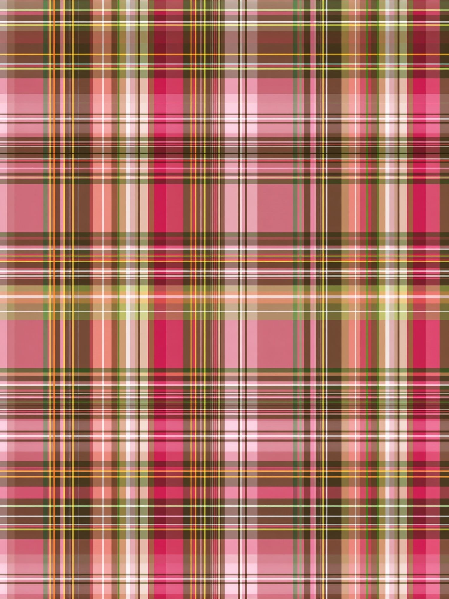 Pink Tartan Abstract Poster. poster detail